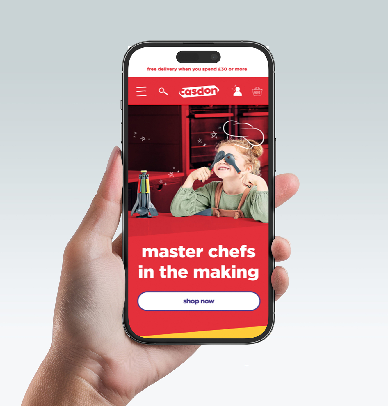 Casdon Toys website screen, position 3 — placeholder, real image needed